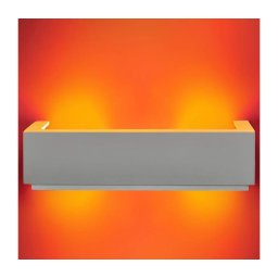 Iluminação de parede BRICK 2xE14/12W/230V gesso/branco
