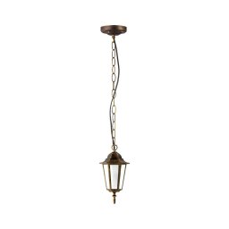 Candeeiro exterior 1xE27/20W/230V IP43 pátina