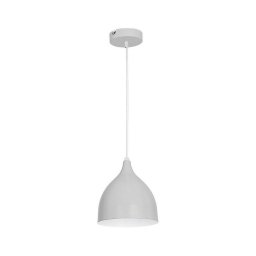 Candeeiro suspenso NOAK 1xE27/15W/230V cinzento