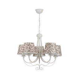 Jupiter 1494 - Candelabro numa corrente SUSAN 5xE27/60W/230V