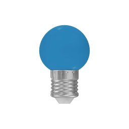 Lâmpada LED E27/1W/230V 5500-6500K azul