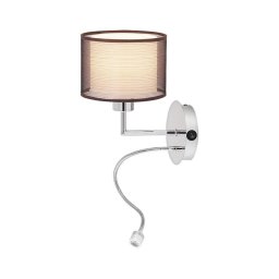 Rabalux 2629 - Luz de parede ANASTASIA E27/60W + LED/1W