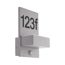 Eglo 97127 - Número de casa LED com sensor ARDIANO 2xLED/5,6W/230V IP44