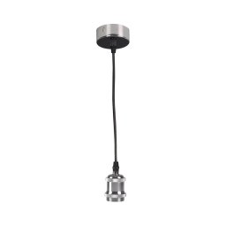Cabo de carregamento 1xE27/20W/230V cromado