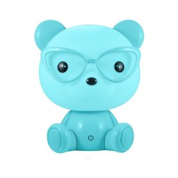 Lâmpada noturna de criança fosca LED LED/2,5W urso AZUL