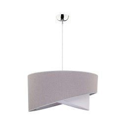 Duolla - Candeeiro suspenso CELLO 1xE27/40W/230V diâmetro 45 cm cinzento