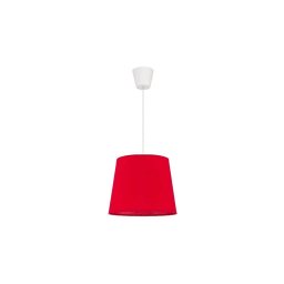 Duolla - Candeeiro suspenso SOLO 1xE27/40W/230V diâmetro 24 cm vermelho