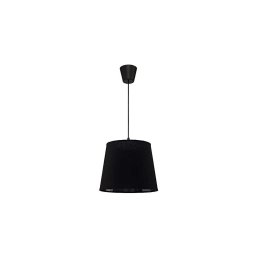 Duolla - Candeeiro suspenso SOLO 1xE27/40W/230V diâmetro 24 cm preto