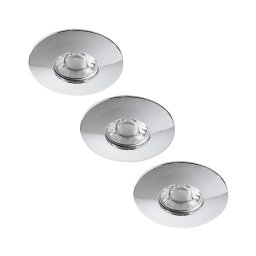 Rabalux 1072 - Conjunto de 3 focos LED embutidos para casa de banho RANDY 3xLED/4W/230V ku