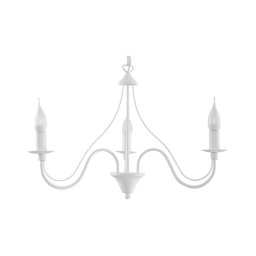 Candelabro numa corrente MINERWA 3 3xE14/40W/230V branco
