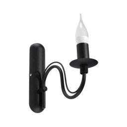 Luz de parede MINERWA 1xE14/40W/230V preto antigo