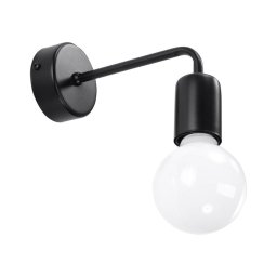 Luz de parede DUOMO 1xE27/60W/230V preto antigo