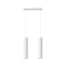 Sollux SL.0324 - Candeeiro suspenso LAGOS 2 2xGU10/10W/230V branco