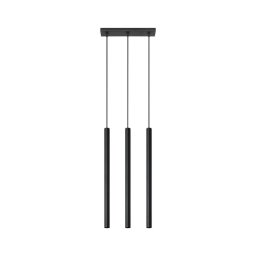 Sollux SL.0470 - Candelabro suspenso PASTELO 3 3xG9/8W/230V preto