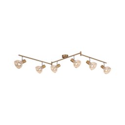 Rabalux 5553 - Foco HOLLY 6xE14/40W/230V dourado