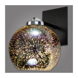 Kemar NP/K/1/D3 - Luz de parede KULE 3D 1xE27/60W/230V