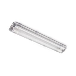 Iluminação industrial fluorescente 2xG13/9W/230V IP65