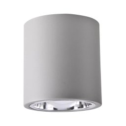 Foco JUPITER 1xE27/20W/230V diâmetro 13 cm cinzento