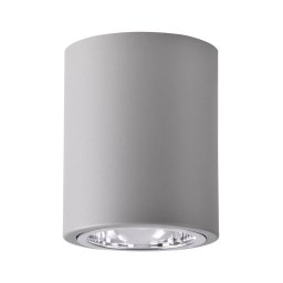 Foco JUPITER 1xE27/20W/230V diâmetro 9,8 cm cinzento