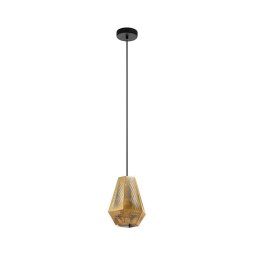 Eglo 43226 - Candelabro num fio CHIAVICA 1xE27/28W/230V diâmetro 20 cm dourado