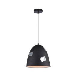 Candelabro num fio PATCH 1xE27/60W/230V preto antigo
