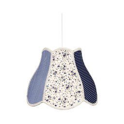 Candelabro pendente num fio de criança ZUZA 1xE27/60W/230V AZUL