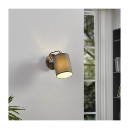 Eglo 98138 - Aplique de parede orientável VILLABATE 1xE27/10W/230V