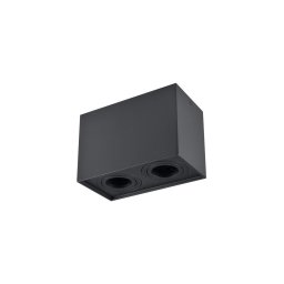 Foco HADAR Q2 2xGU10/10W/230V preto antigo