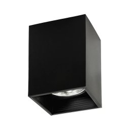 Foco JUPITER 1xE27/20W/230V 11,7x11,7 cm preto