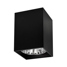 Foco JUPITER 1xE27/20W/230V 16x16 cm preto