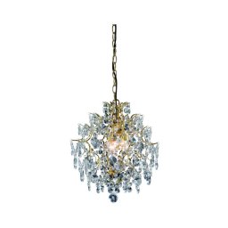 Markslöjd 100524 - Candelabro de cristal de corrente ROSENDAL 3xE14/40W/230V