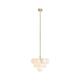 Markslöjd 107903 - Lustre de haste MERLOT 13xG9/20W/230V Ø 56 cm branco/dourado