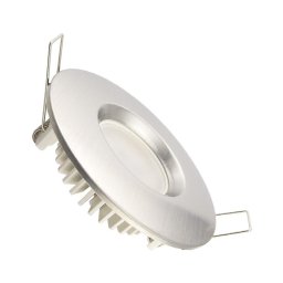Foco de encastrar LED de casa de banho LED/7W/230V 4000K prateado IP44