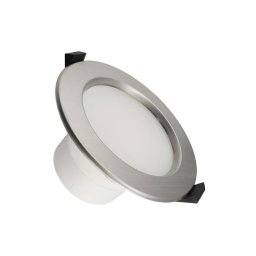 Foco de encastrar LED de casa de banho LED/10W/230V 4000K prateado IP44