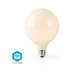 Nedis WIFILF11WTG125 − LED Lâmpada inteligente regulável G125 E27/5W/230V