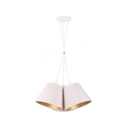 Duolla - Candeeiro suspenso TWIGGY 3xE27/40W/230V diâmetro 60 cm branco