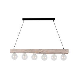 Spot-Light 69870604 - Candeeiro suspenso TRABO 6xE27/60W/230V pinho