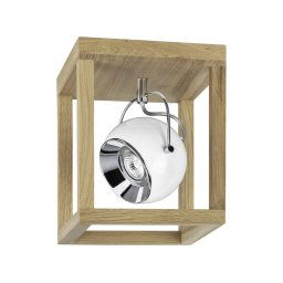 Spot-Light 5222174 - Iluminação de teto LED ROY 1xGU10/5W/230V carvalho mate