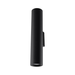 Sollux SL.0330 - Iluminação de parede LAGOS 2 2xGU10/10W/230V preto