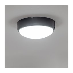 Brilagi - Luz industrial de teto LED SIMA LED/12W/230V IP65 preto antigo