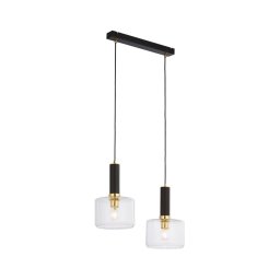 Jupiter 1847 - VA2 - Candelabro num fio VANES 2xE27/60W/230V bronze/preto antigo