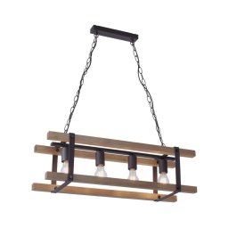 Leuchten Direkt 15684-79 - Candelabro suspenso EDITH 4xE27/60W/230V