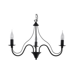 Candelabro numa corrente MINERWA 3 3xE14/40W/230V preto antigo