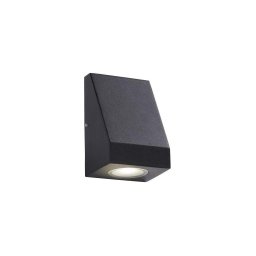 Searchlight 2041-1BK - Luz de parede LED de exterior DOOR LED/7W/230V IP44