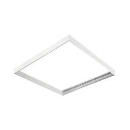 Estrutura metálica para instalar um painel LED 595x595 mm