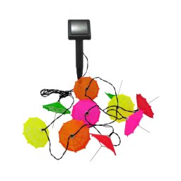 Cadeia solar LED 10xLED/1,2V 300mAh 3,8m IP44 para guarda-chuvas