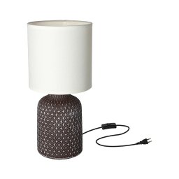 Candeeiro de mesa INER 1xE14/40W/230V castanho