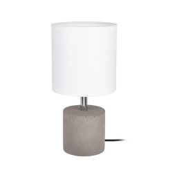 Spot-Light 6091936 - Lâmpada de mesa STRONG ROUND 1xE27/25W/230V betão