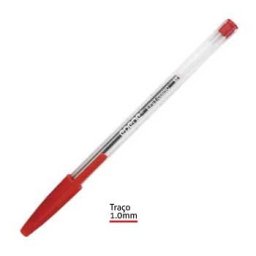 Esferografica Ball Point 1,0 Epene EP01-0108 Vermelho - 50 unidades