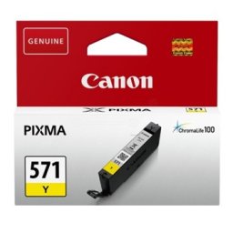 Tinteiro Canon 571 Amarelo 7ml (0388C001, CLI571Y)